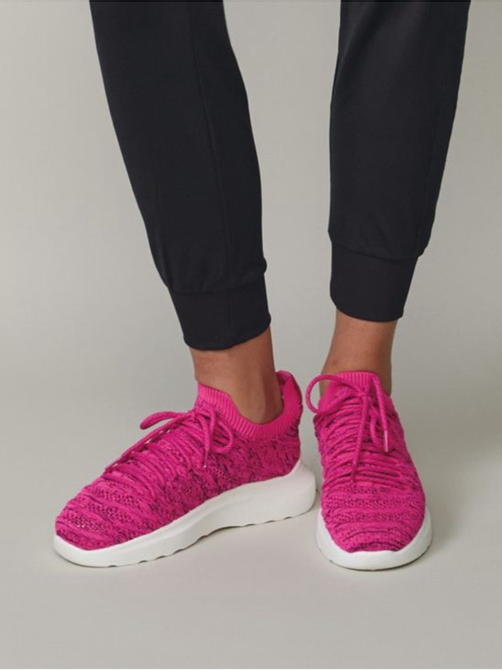 Pink Women's Sneaker in Hot Pink